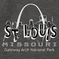 Gateway Arch National Park St. Louis Missouri Souvenir Vector Backpack