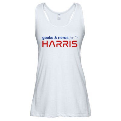 Geeks And Nerds For Kamala Harris Geeks And Nerds For Harris Ladies Essential Flowy Tank