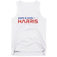 Geeks And Nerds For Kamala Harris Geeks And Nerds For Harris Tank Top