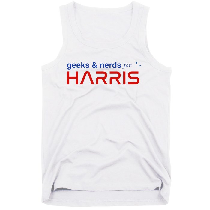 Geeks And Nerds For Kamala Harris Geeks And Nerds For Harris Tank Top