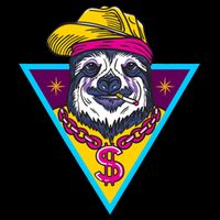Gangsta Sloth Cooling Performance Crew T-Shirt