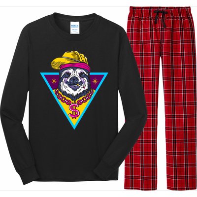 Gangsta Sloth Long Sleeve Pajama Set