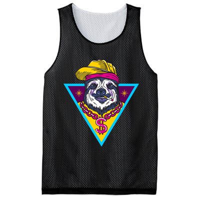 Gangsta Sloth Mesh Reversible Basketball Jersey Tank