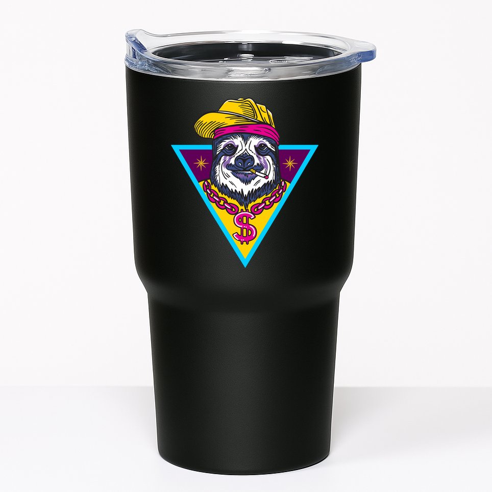 Gangsta Sloth Tumbler