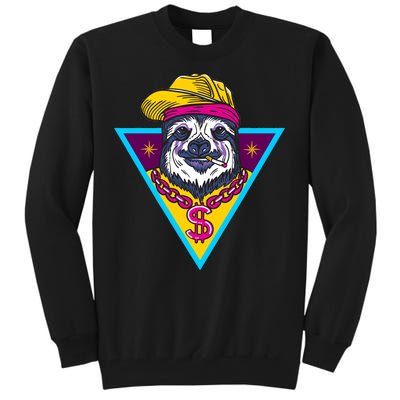 Gangsta Sloth Tall Sweatshirt