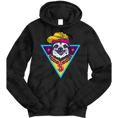 Gangsta Sloth Tie Dye Hoodie