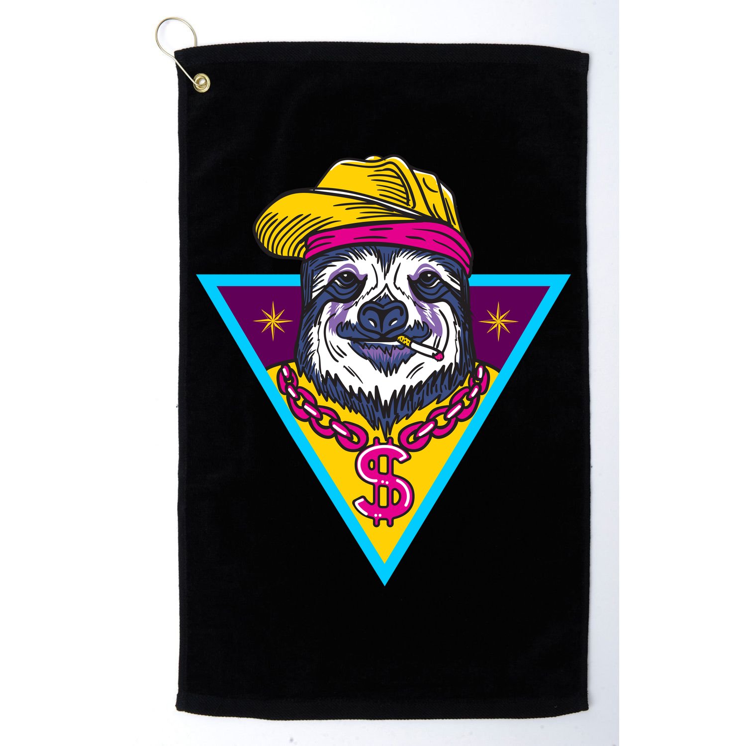 Gangsta Sloth Golf Towel