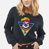Gangsta Sloth Cropped Pullover Crew