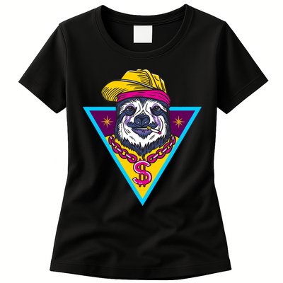 Gangsta Sloth Womens T-Shirt