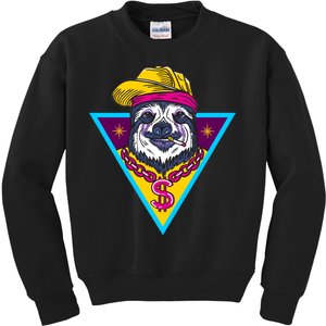 Gangsta Sloth Kids Sweatshirt