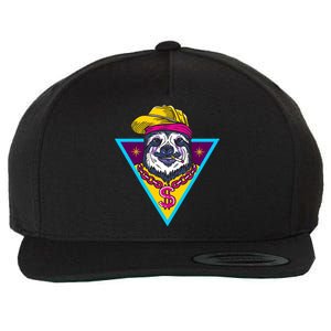 Gangsta Sloth Wool Snapback Cap