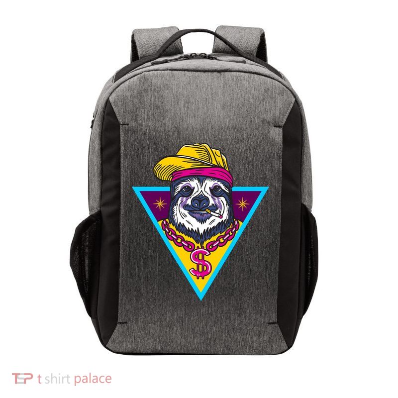 Gangsta Sloth Vector Backpack