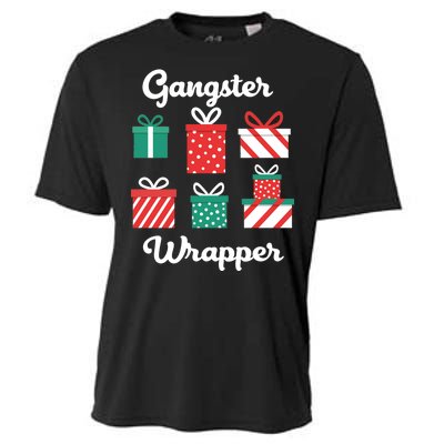 Gangsta Wrapper Funny Christmas Gift Cooling Performance Crew T-Shirt