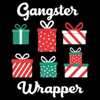 Gangsta Wrapper Funny Christmas Gift Cooling Performance Crew T-Shirt