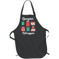 Gangsta Wrapper Funny Christmas Gift Full-Length Apron With Pockets