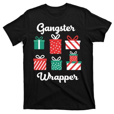 Gangsta Wrapper Funny Christmas Gift T-Shirt