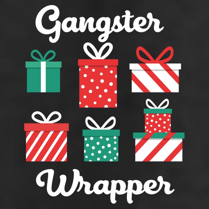 Gangsta Wrapper Funny Christmas Gift Adult Drive Performance Visor