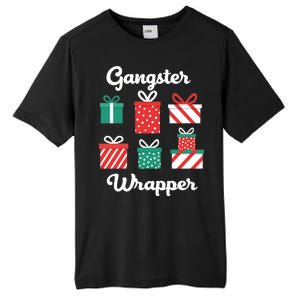 Gangsta Wrapper Funny Christmas Gift Tall Fusion ChromaSoft Performance T-Shirt