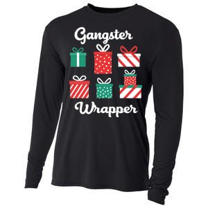 Gangsta Wrapper Funny Christmas Gift Cooling Performance Long Sleeve Crew