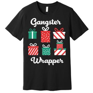 Gangsta Wrapper Funny Christmas Gift Premium T-Shirt