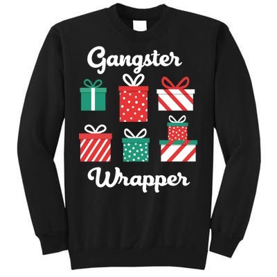 Gangsta Wrapper Funny Christmas Gift Tall Sweatshirt