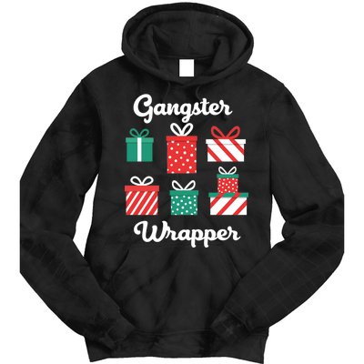 Gangsta Wrapper Funny Christmas Gift Tie Dye Hoodie