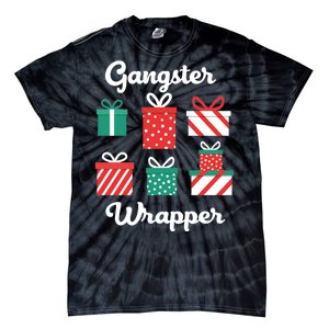 Gangsta Wrapper Funny Christmas Gift Tie-Dye T-Shirt