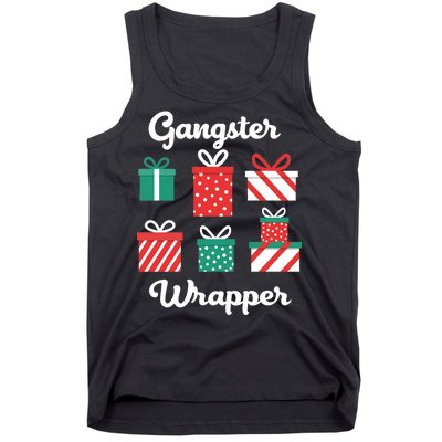 Gangsta Wrapper Funny Christmas Gift Tank Top