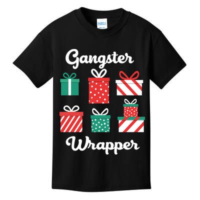 Gangsta Wrapper Funny Christmas Gift Kids T-Shirt