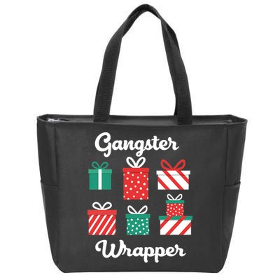 Gangsta Wrapper Funny Christmas Gift Zip Tote Bag