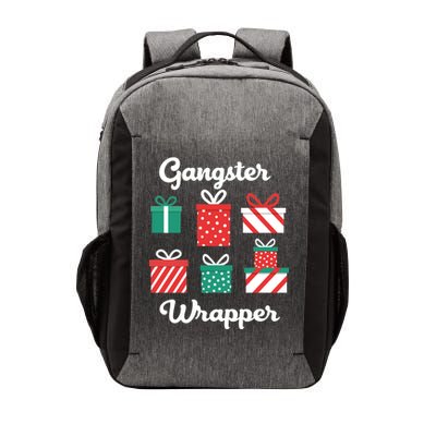 Gangsta Wrapper Funny Christmas Gift Vector Backpack