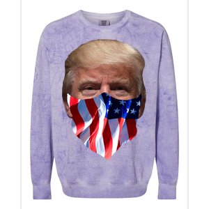 Gangster Donald Trump Colorblast Crewneck Sweatshirt