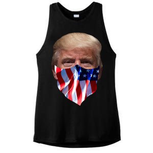 Gangster Donald Trump Ladies PosiCharge Tri-Blend Wicking Tank