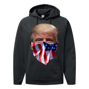 Gangster Donald Trump Performance Fleece Hoodie