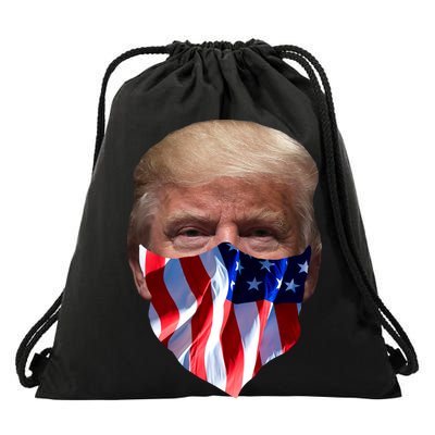 Gangster Donald Trump Drawstring Bag