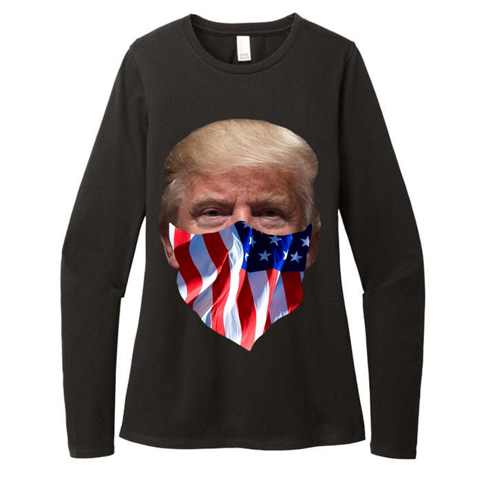 Gangster Donald Trump Womens CVC Long Sleeve Shirt