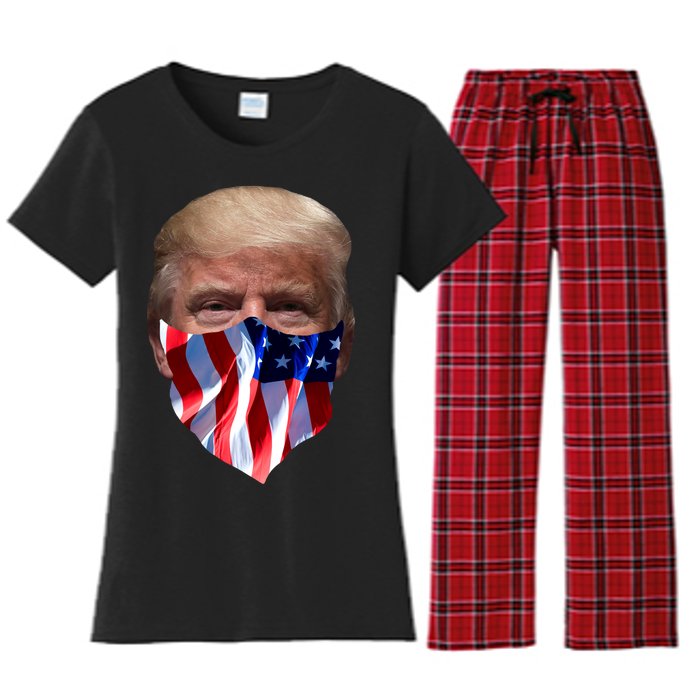 Gangster Donald Trump Women's Flannel Pajama Set