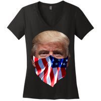 Gangster Donald Trump Women's V-Neck T-Shirt