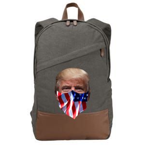 Gangster Donald Trump Cotton Canvas Backpack