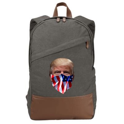 Gangster Donald Trump Cotton Canvas Backpack