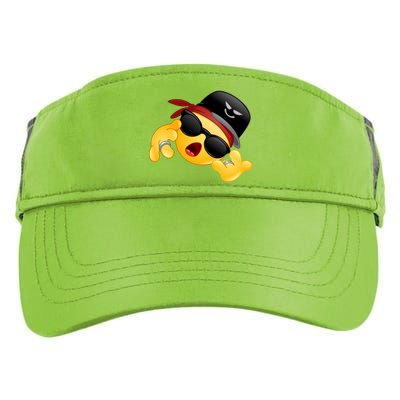 Gangster Emoji Smiley Adult Drive Performance Visor