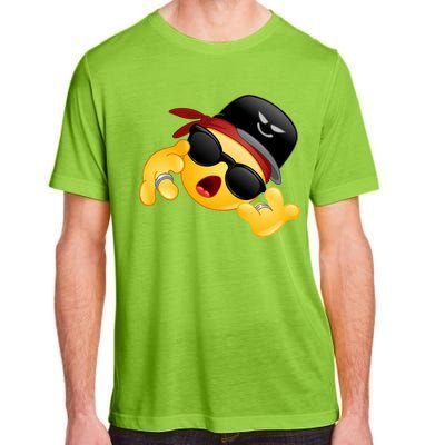 Gangster Emoji Smiley Adult ChromaSoft Performance T-Shirt