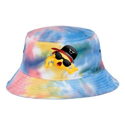 Gangster Emoji Smiley Tie Dye Newport Bucket Hat