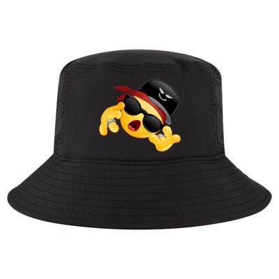 Gangster Emoji Smiley Cool Comfort Performance Bucket Hat