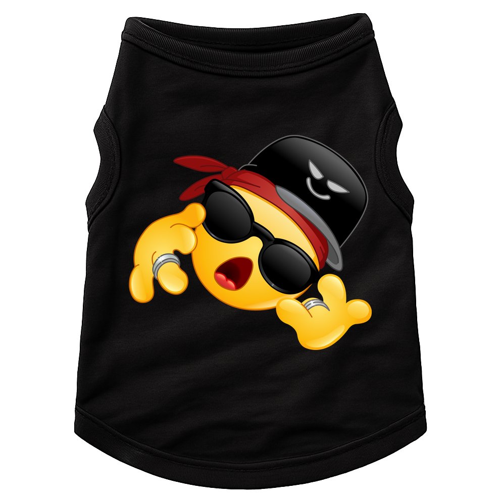 Gangster Emoji Smiley Doggie Tank