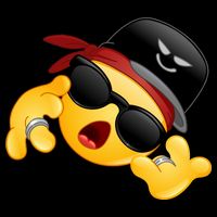 Gangster Emoji Smiley Doggie Tank