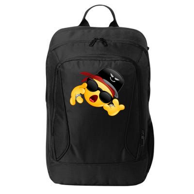 Gangster Emoji Smiley City Backpack