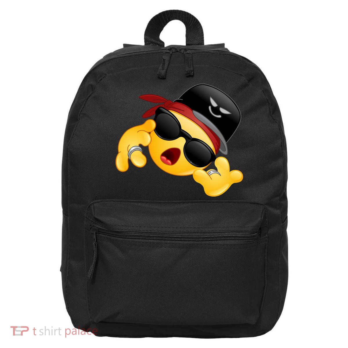 Gangster Emoji Smiley 16 in Basic Backpack