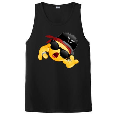 Gangster Emoji Smiley PosiCharge Competitor Tank