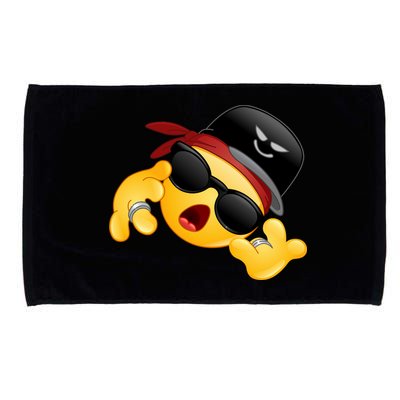 Gangster Emoji Smiley Microfiber Hand Towel